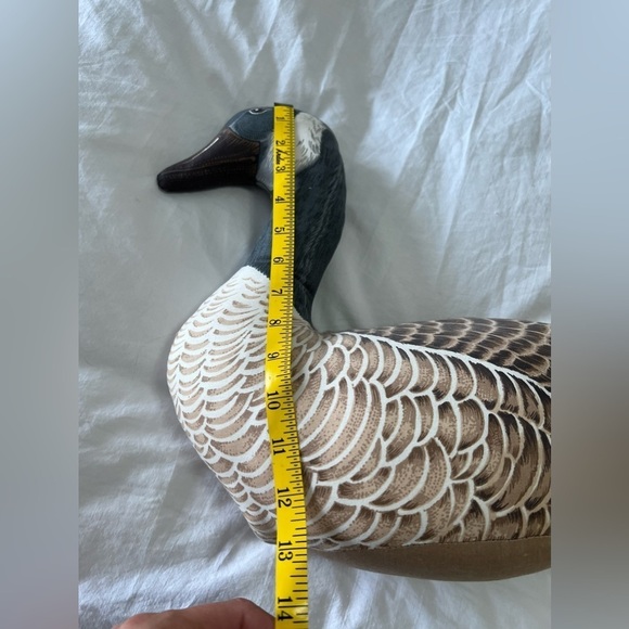 Vintage Canada Goose Plush Stuffed Animal Pillow | Folk Art | Door Stop - Picture 8 of 8